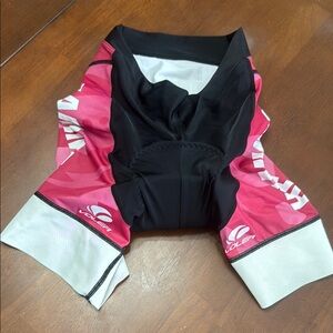 Voler Pink and Black Cycling Shorts